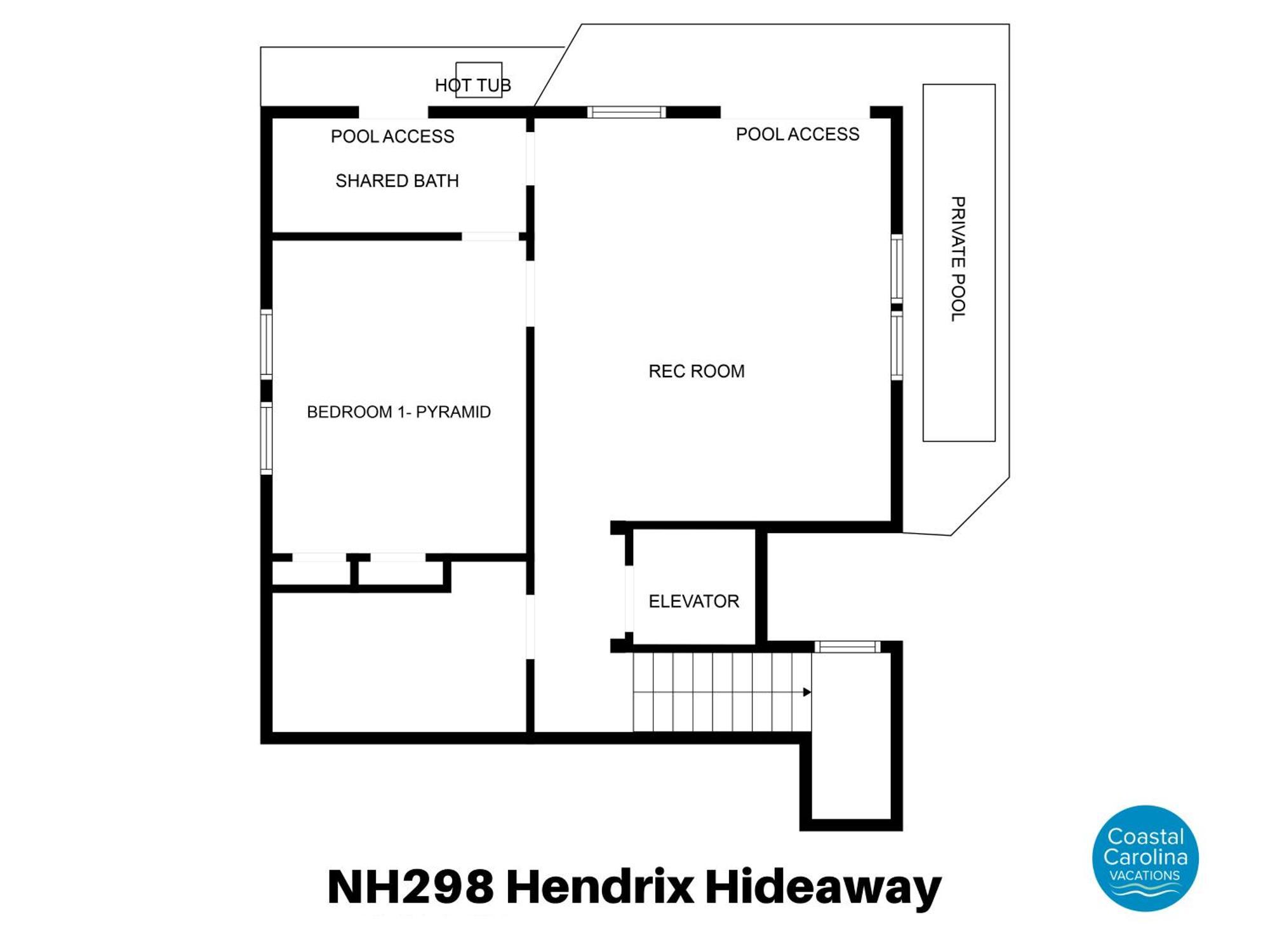 Nh298 Hendrix Hideaway Βίλα Nags Head Εξωτερικό φωτογραφία